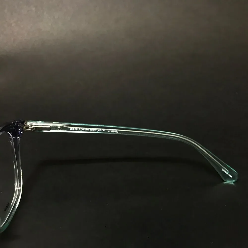 Kate Spade Eyeglasses Frames HERMIONE/G PJP Clear Gray Green Square 52-18-140 - Picture 7 of 11